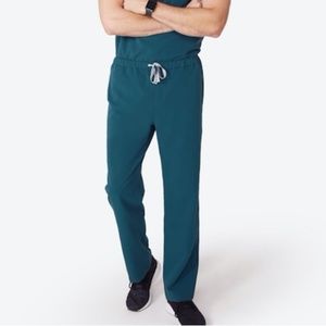 FIGS Men's Pisco Basic Scrub Pants Caribbean Blue